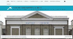 Desktop Screenshot of colchesterbaptistchurch.org.uk